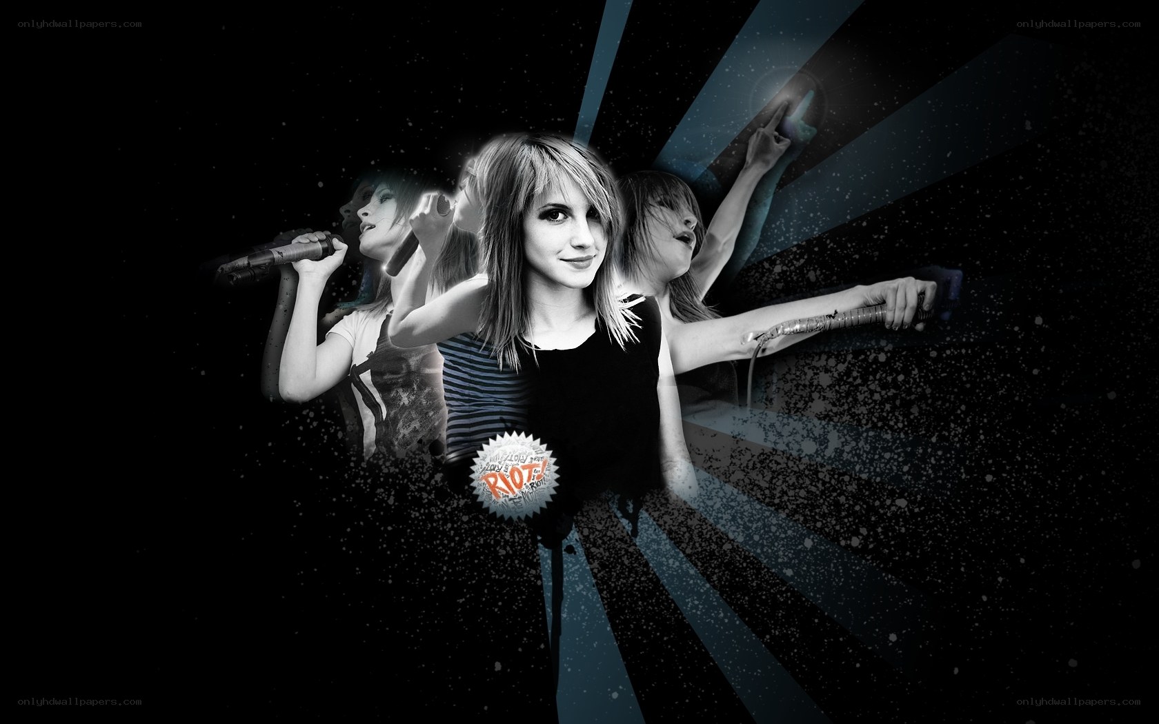 girl band performance collage