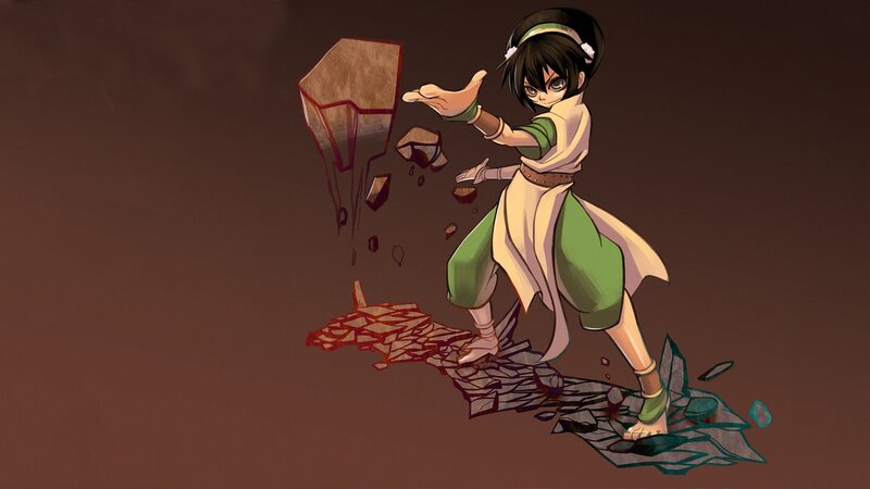 Girl Breaking Stone