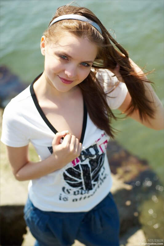 girl by the water