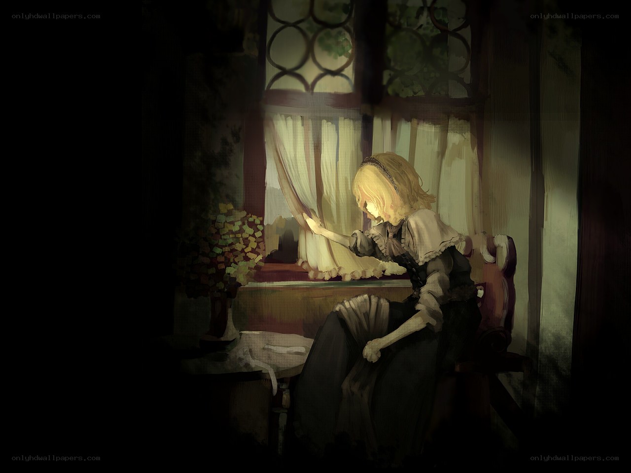 girl by the window