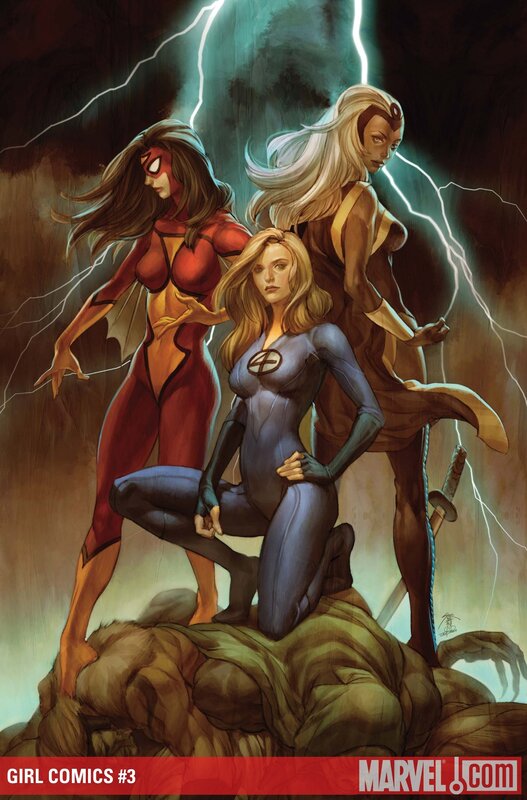Girl Comics #3 cover art