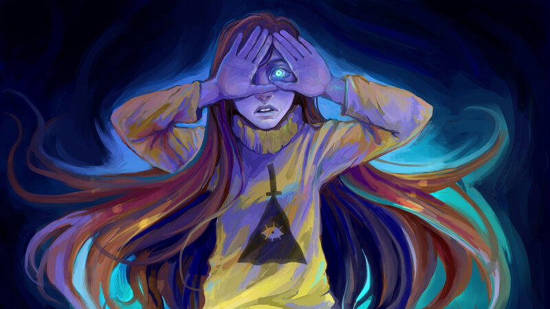 Girl Covering Eyes