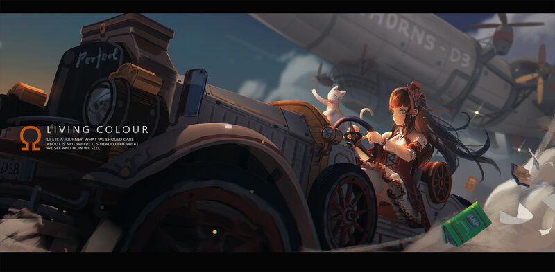 Girl Driving Car