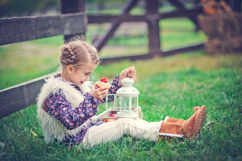 Girl Eating Cupcake