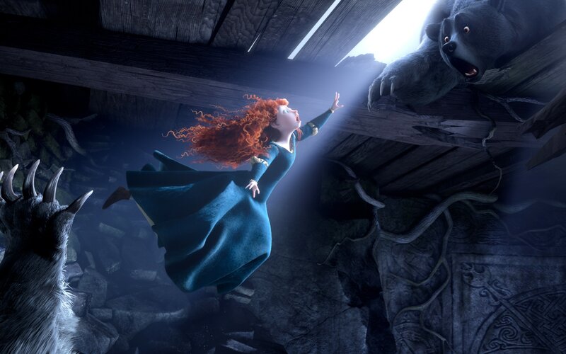 Girl Falling in Cave