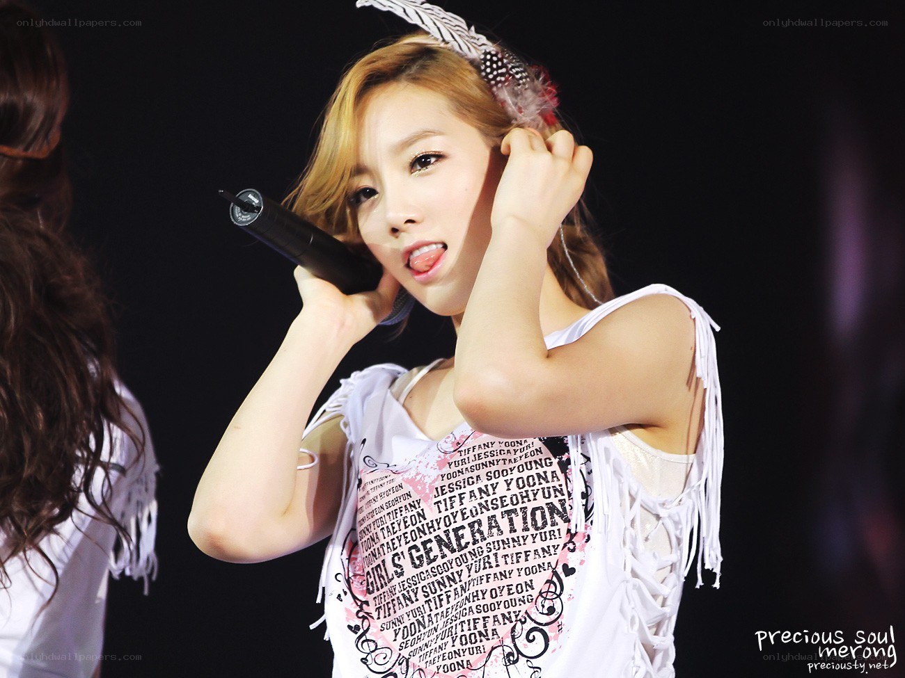 girl group performer on stage