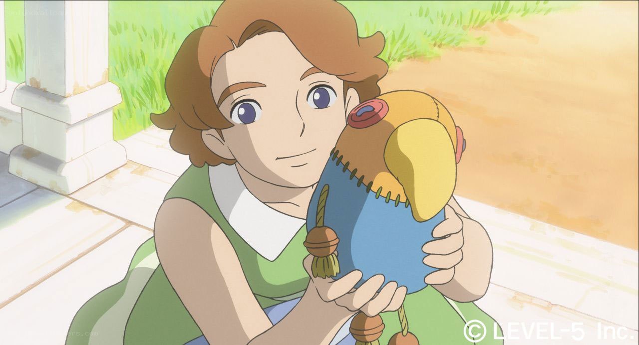 girl holding a bird puppet