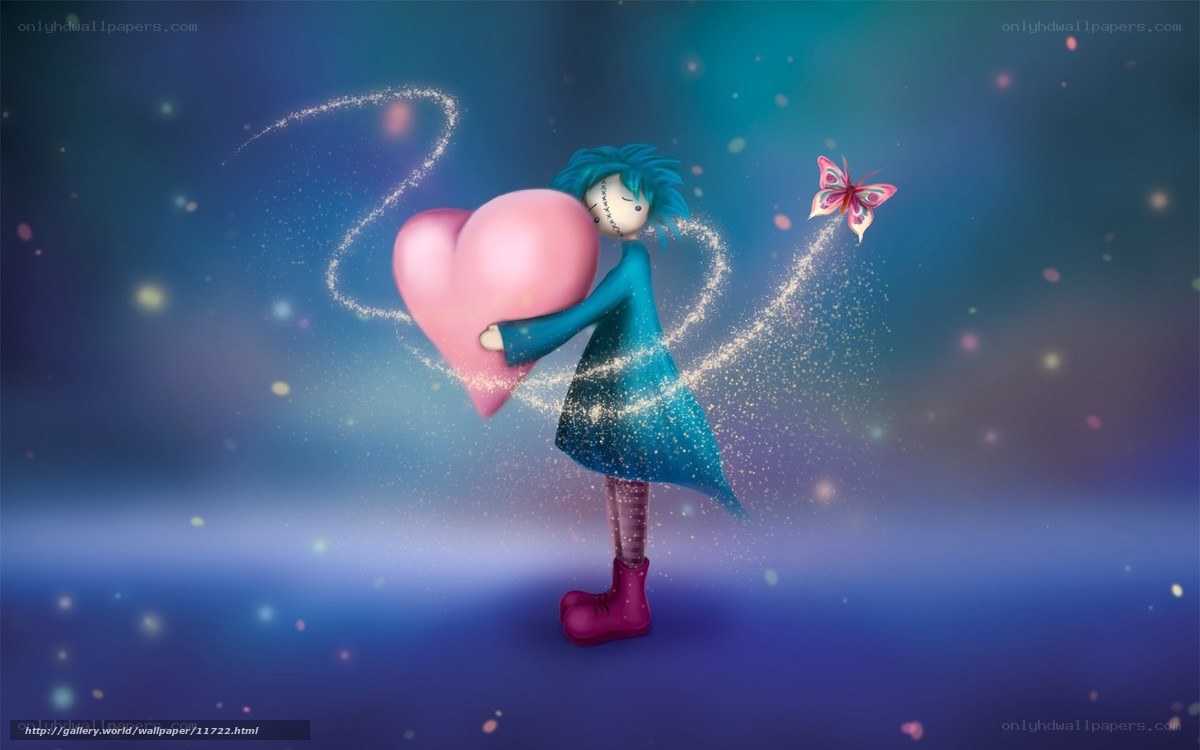 girl holding a heart
