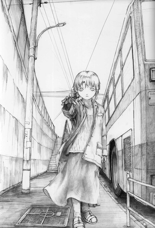 girl holding a key on street