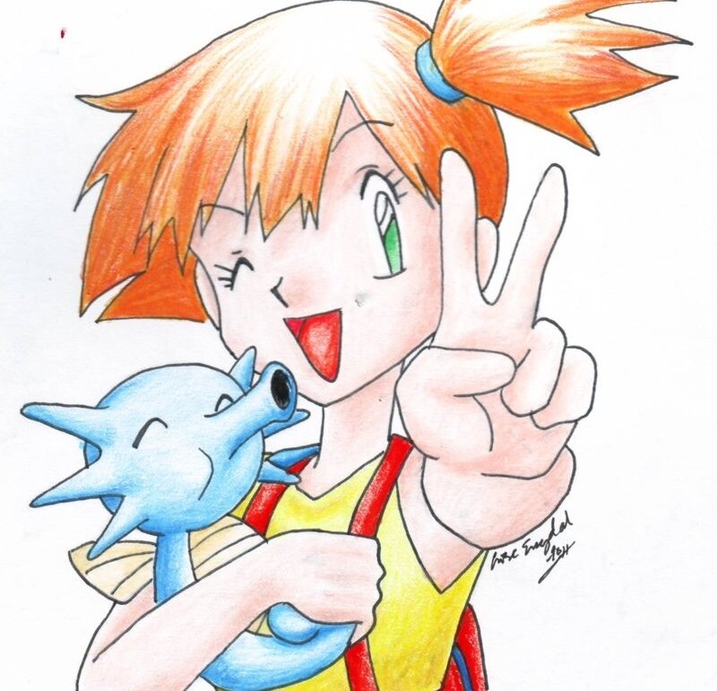Girl Holding a Pokémon