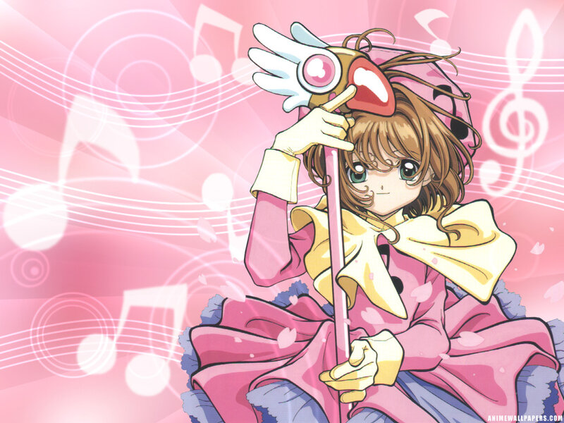 Girl Holding a Staff — Pink