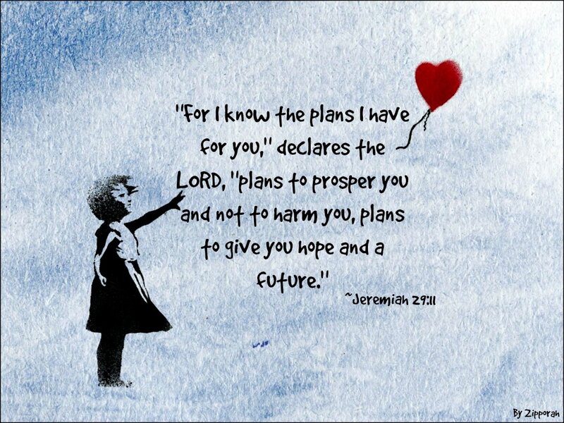 Girl Holding Balloon — Blue, Hopeful