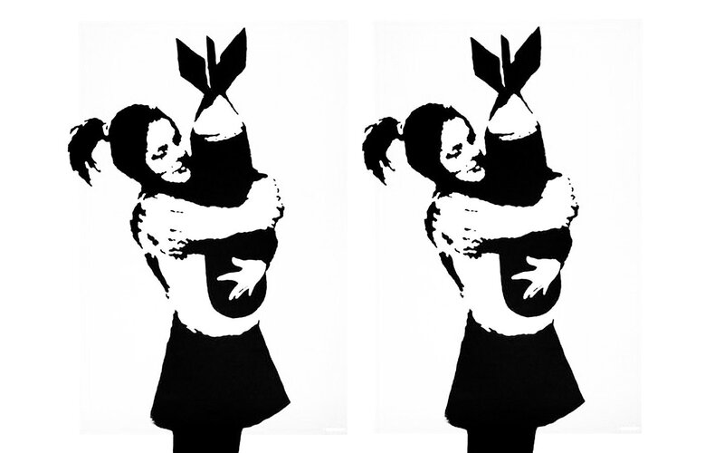 Girl Holding Bomb