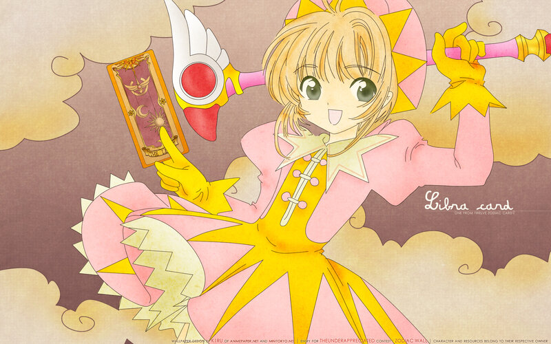 Girl Holding Card and Staff