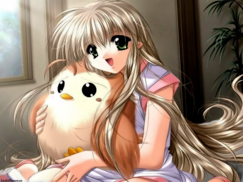 Girl Holding Chick