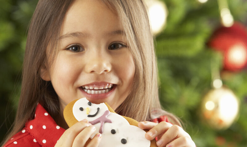 Girl Holding Cookie