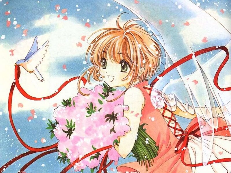 Girl Holding Flowers — Pink