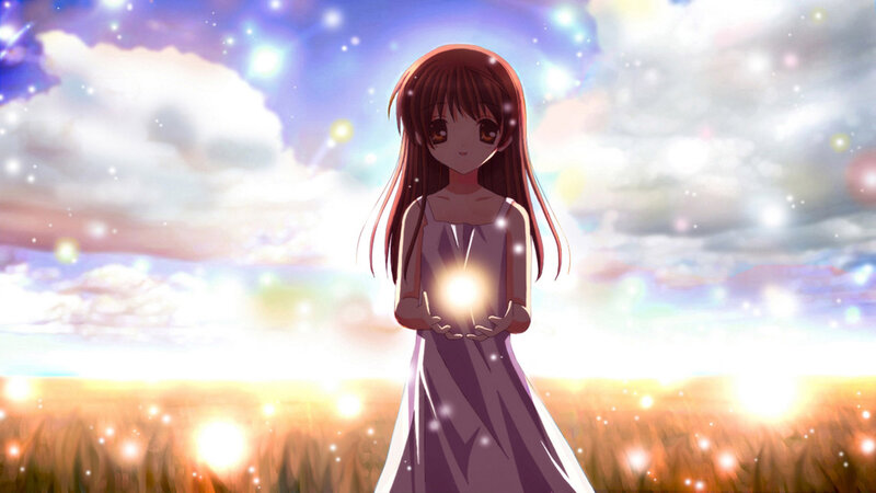 Girl Holding Glowing Orb