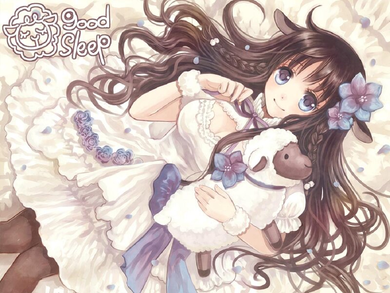 Girl Holding Lamb Plush