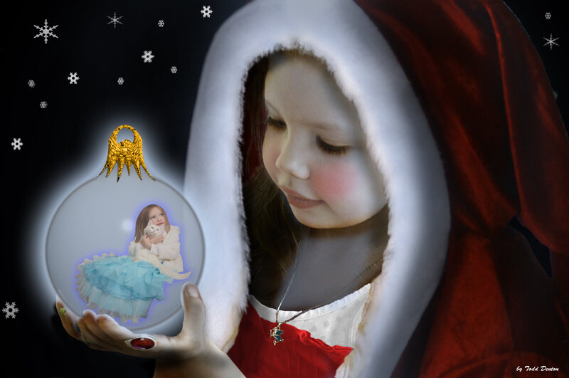 Girl Holding Ornament