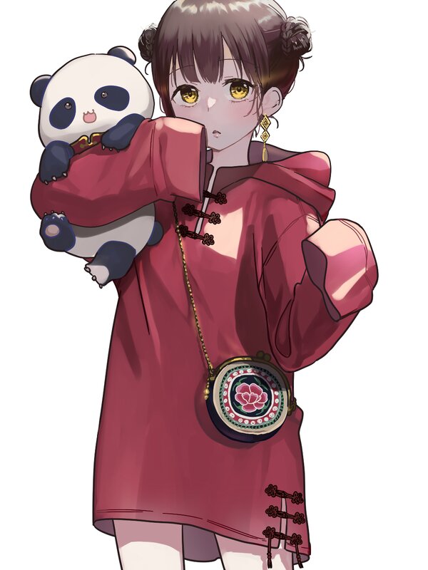 Girl Holding Panda