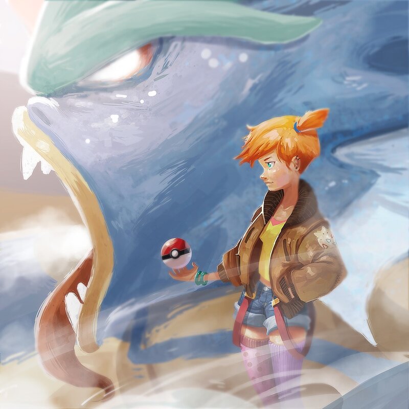 Girl Holding Pokeball