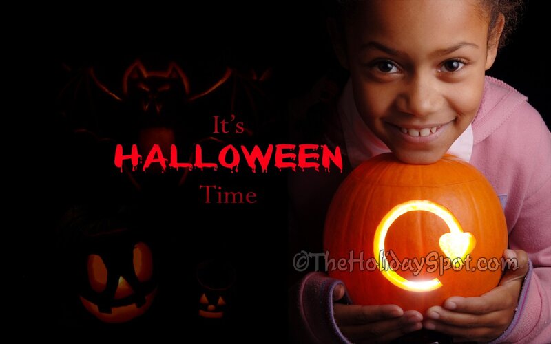 Girl Holding Pumpkin