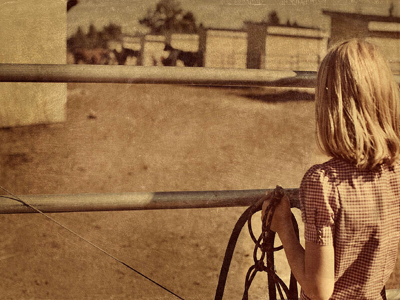Girl Holding Reins