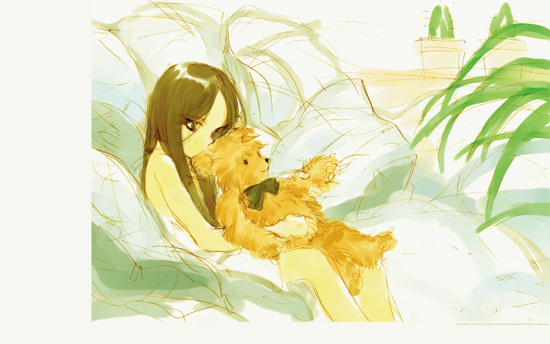 girl holding teddy bear