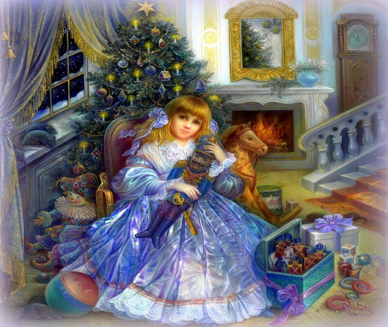 Girl Holding Toy Soldier