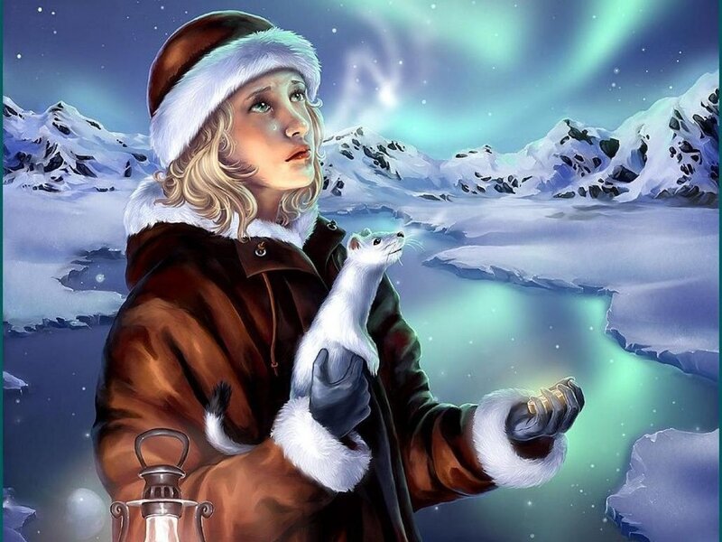 Girl Holding Weasel