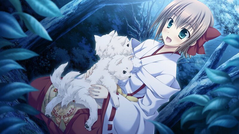 Girl Holding White Puppies