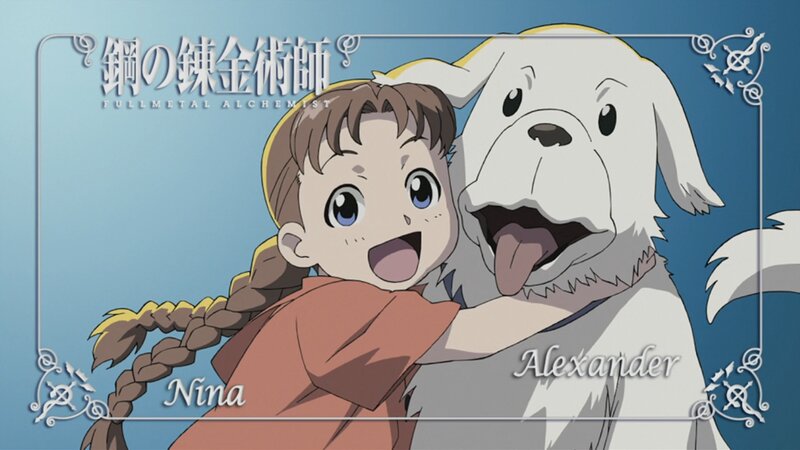 Girl Hugging a Dog — Blue