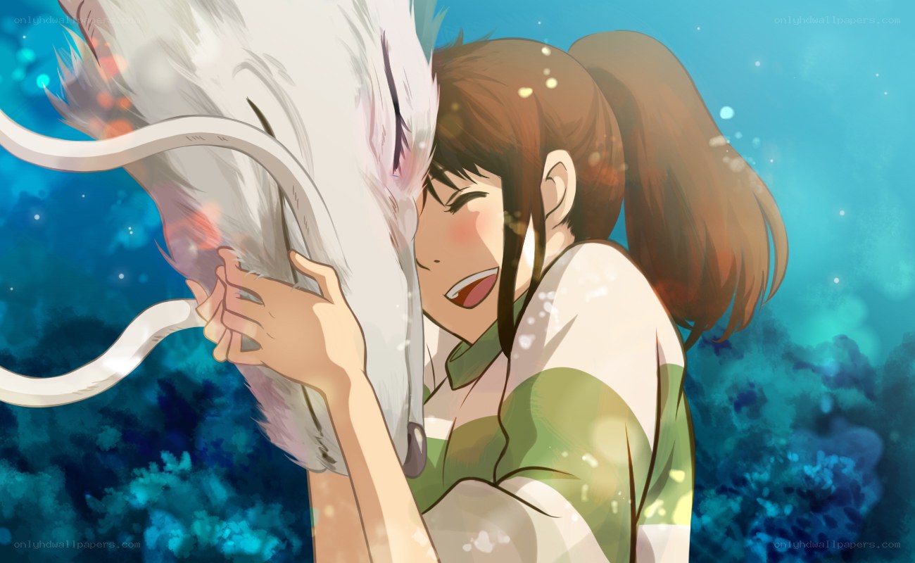 girl hugging a white fox