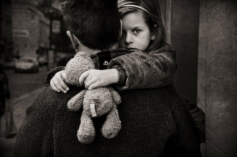 Girl Hugging Boy