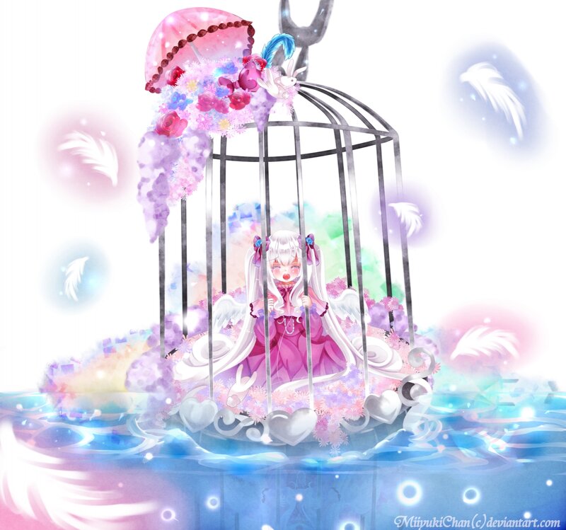 Girl in a Birdcage — Pink