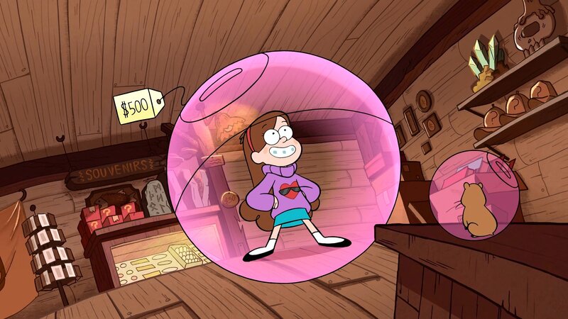 Girl in a Bubble — Brown, Playful