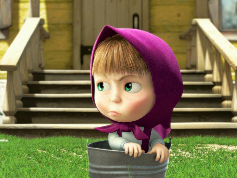 Girl in a Bucket