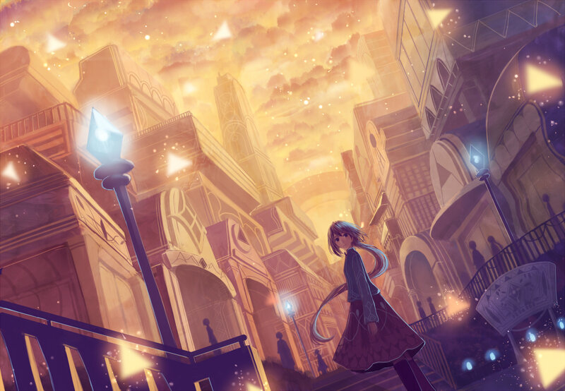 Girl in a City — Yellow