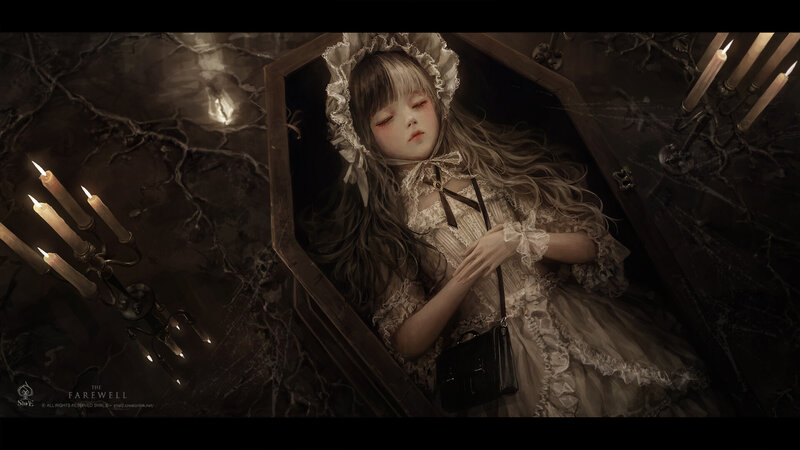 Girl in a Coffin
