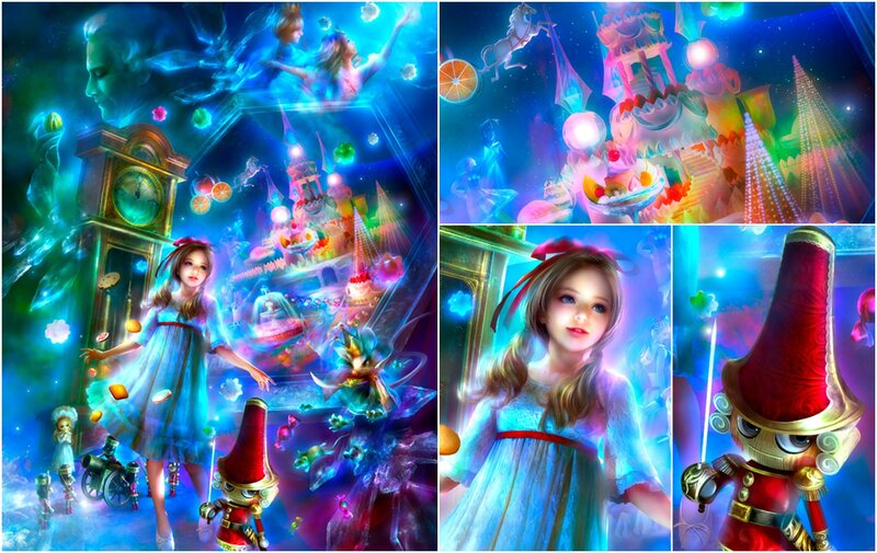 Girl in a Dream World — Blue