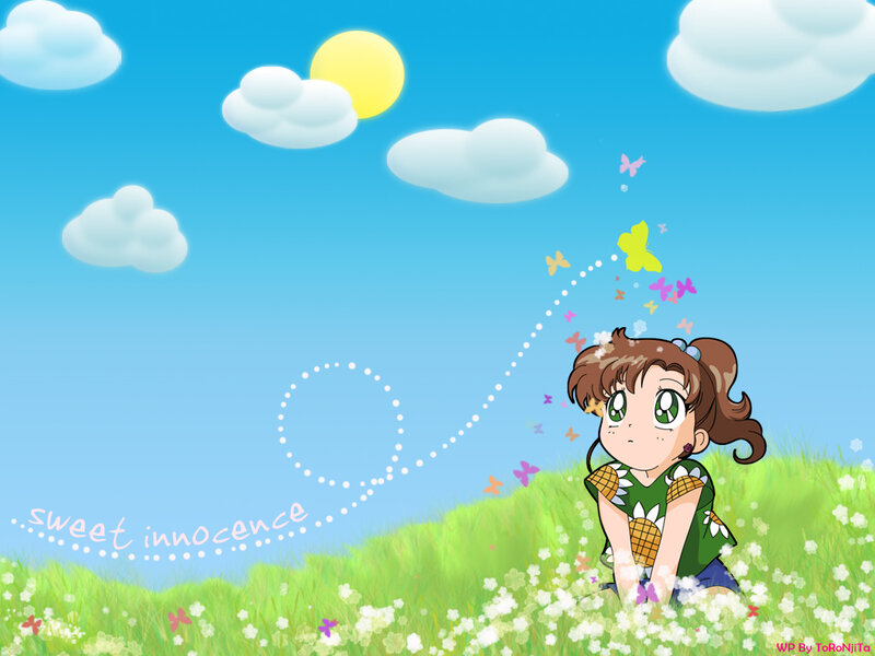 girl in a flower field