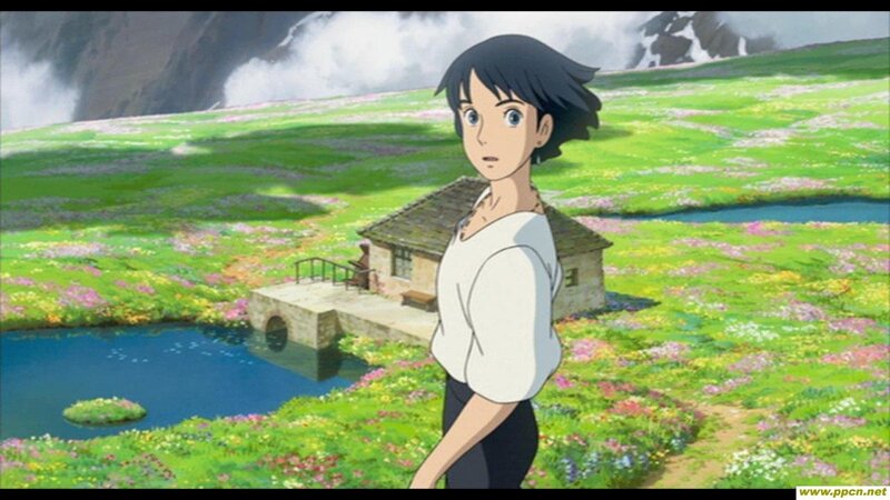 girl in a flower field