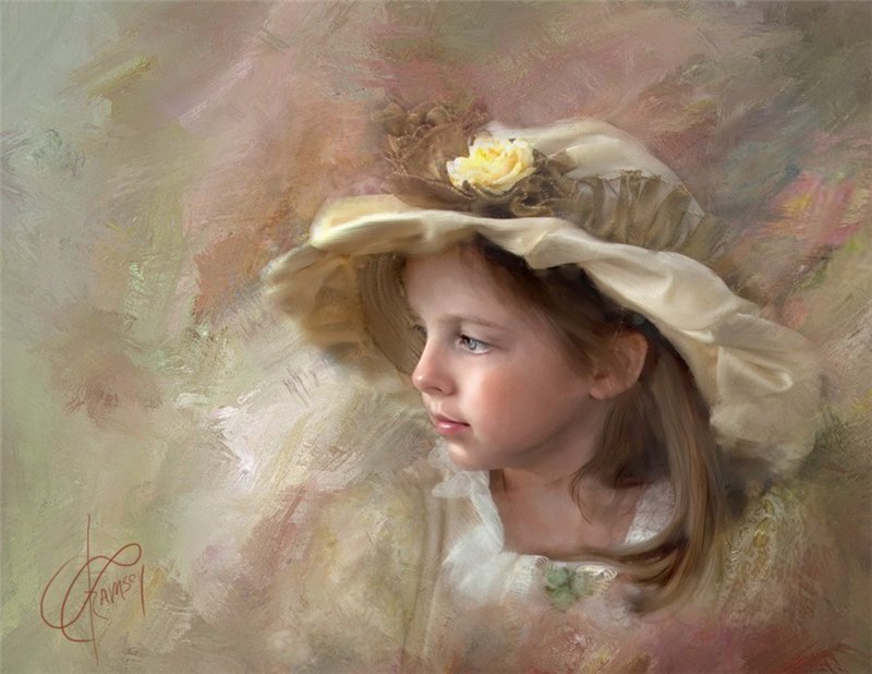 Girl in a Hat