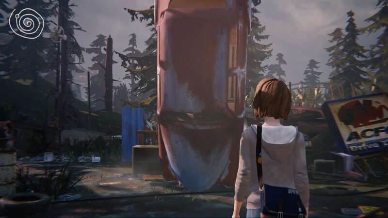 Girl in a Junkyard