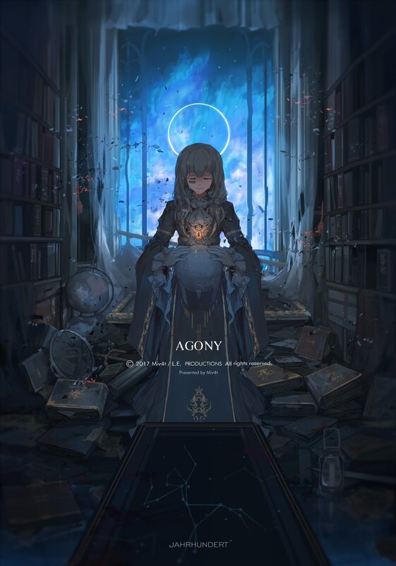 Girl in a Library