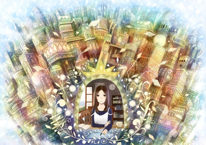girl in a magical city