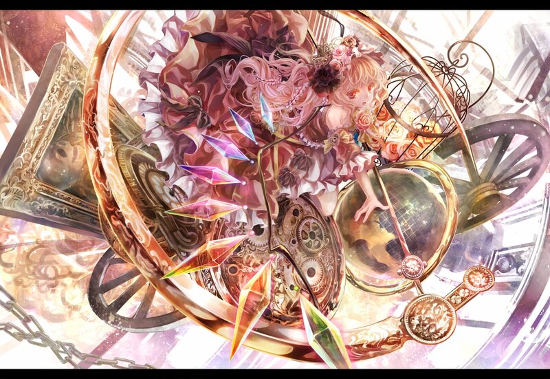 Girl in a Mechanical Carriage