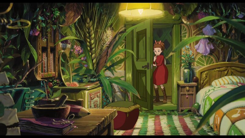 girl in a plant-filled room