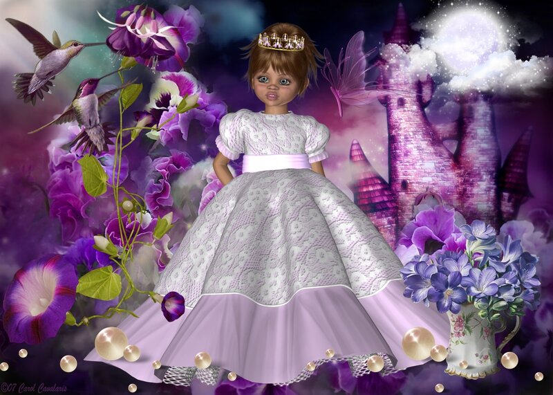 Girl in a Purple Dress — Fantasy